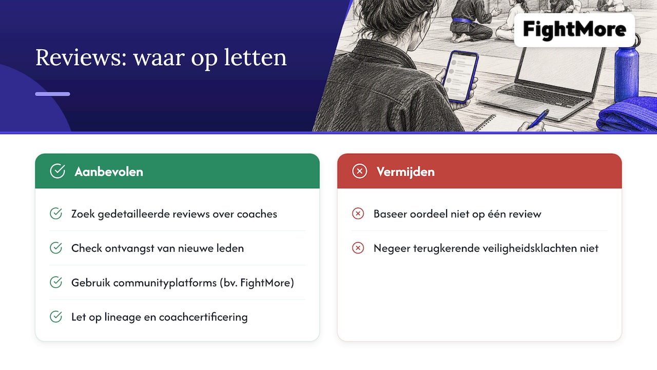 Ervaringen en recensies van leden — overview diagram