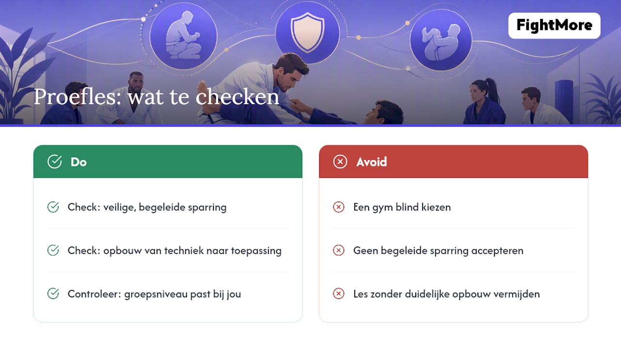Waarom versnellen lessen en proeflessen je guard-ontwikkeling? — overview diagram