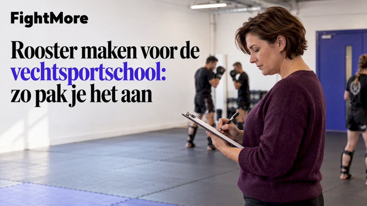 Rooster maken voor de vechtsportschool: zo pak je het aan