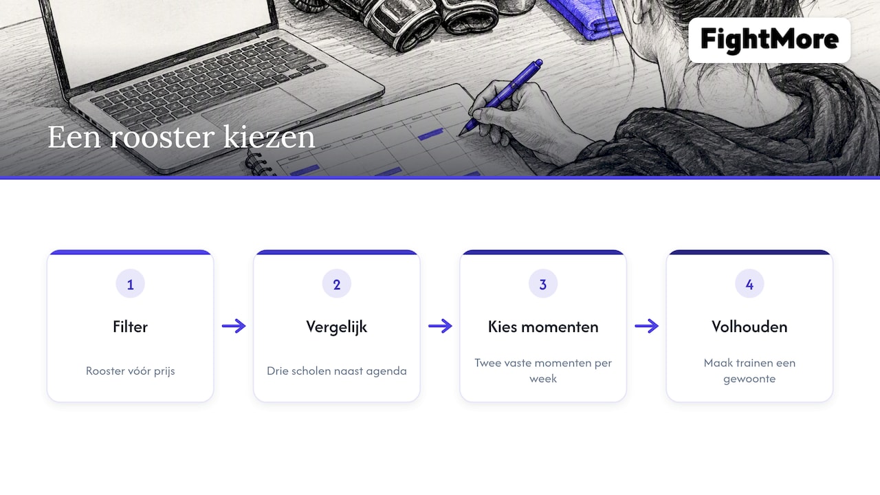 Ons perspectief: het beste rooster is het rooster dat je volhoudt — overview diagram