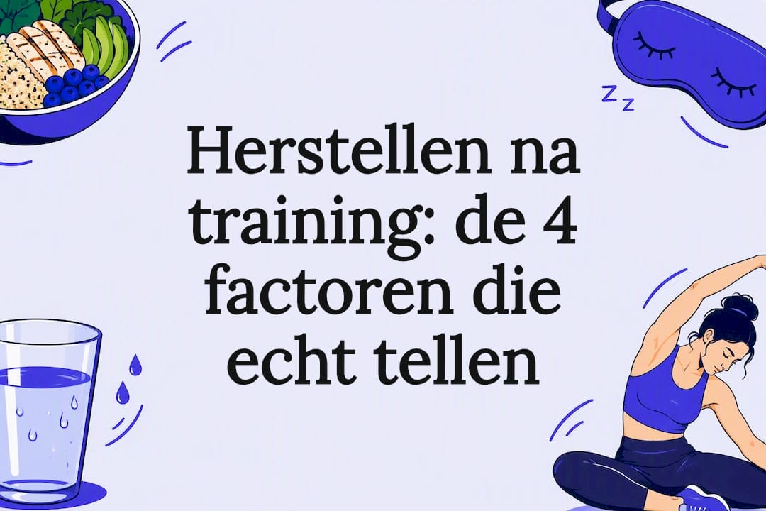 Herstellen na training: de 4 factoren die echt tellen