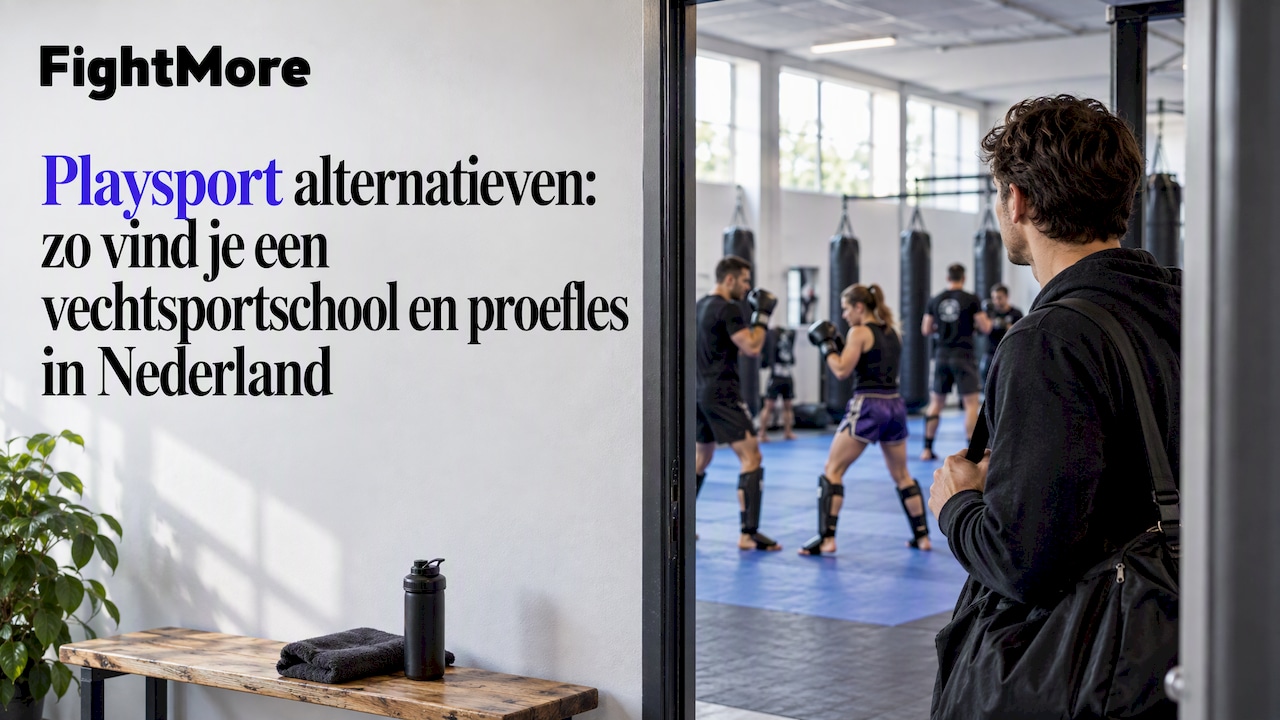 Playsport alternatieven: zo vind je een vechtsportschool en proefles in Nederland