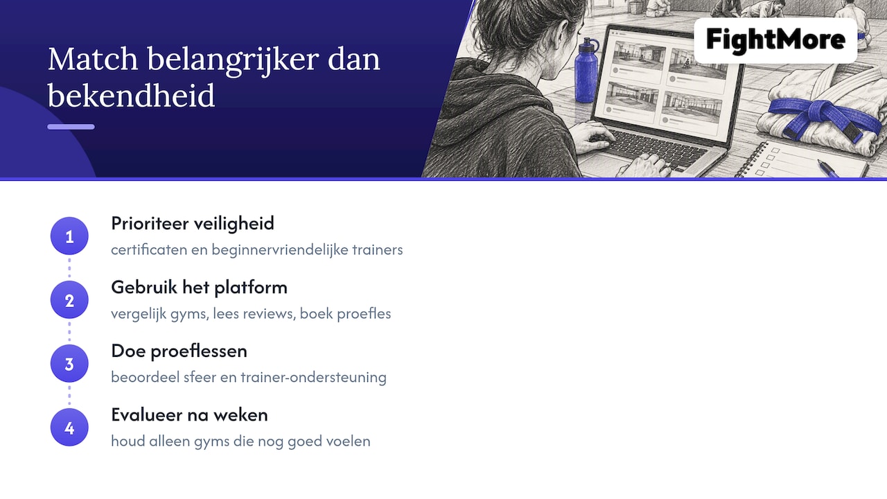 Waarom de juiste match belangrijker is dan de bekendste naam — overview diagram