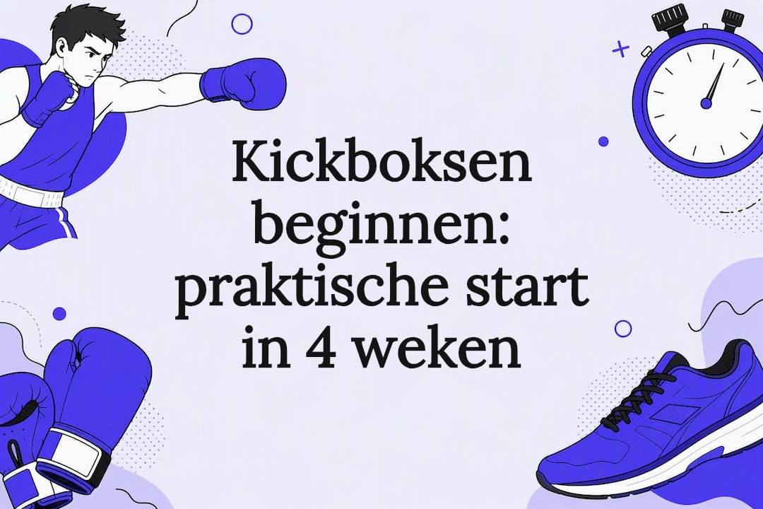 Kickboksen beginnen: praktische start in 4 weken