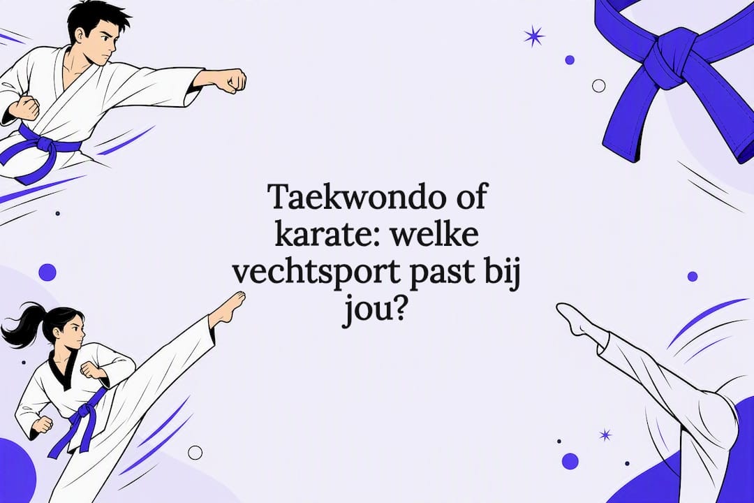Taekwondo of karate: welke vechtsport past bij jou?