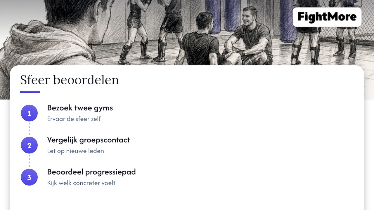Wat ervaring je leert over de sfeer in een gym — overview diagram