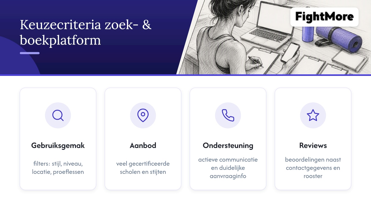 Waar let je op bij de keuze van een zoek- en boekingsplatform — overview diagram