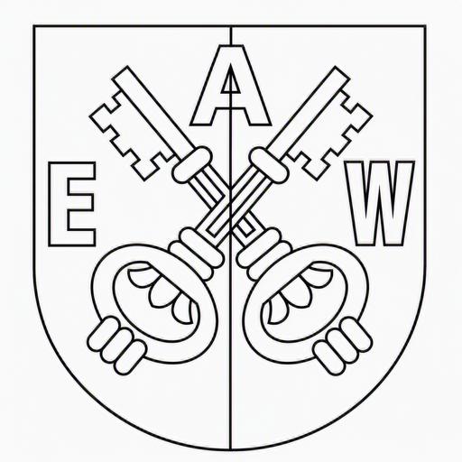 Schermvereniging A.E.W. logo